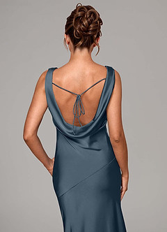 Azazie Rylina Bridesmaid Dresses Twilight Mermaid Stretch Satin Dress image2