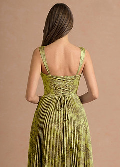 Isonelle Moss Brown Maxi Dress image5