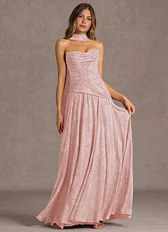 Gabriela Powder Pink Maxi Dress image4