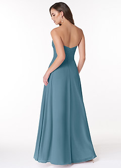 Azazie Arabella Allure Bridesmaid Dresses Bermuda A-Line Sweetheart Neckline Chiffon Convertible Dress image2