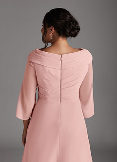 Azazie Jaycee Abiti per la Madre della Sposa Abito A-Line in Chiffon Rosa Cipria image10