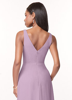 Azazie Nala Bridesmaid Dresses Wisteria A-Line Pleated Chiffon Dress image5