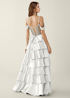 Calliope White Sweetheart neckline Corset A-line Prom Dress image2