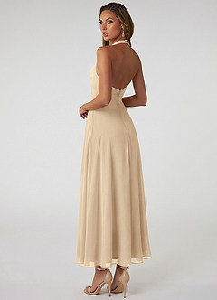 Azazie Tessie Suknie dla druhen Linia A Pofałdowany Szyfon Długość kostki Sukienka image2