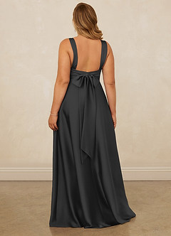 Christian Siriano Bridal for Azazie 1001 Bridesmaid Dresses Cowl Neck Stretch Satin A-line Dress image12
