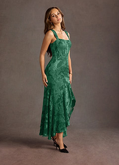 Remi Dark Green Maxi Dress image5