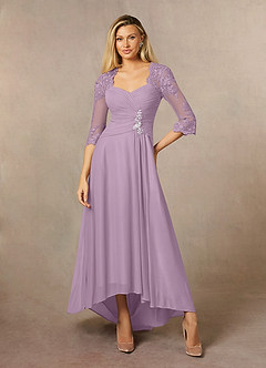 Azazie Anne Mother of the Bride Dresses Wisteria Sheath Sweetheart Sequins Lace Dress image4