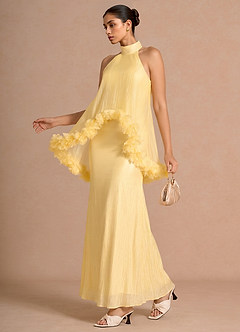Robe Maxi Enveloppe De Citron Velmira image1