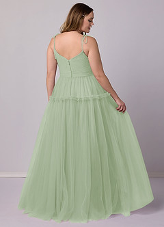 Barbie ♥ Azazie Final Sale Blue Jay A-Line Tulle Dress image11