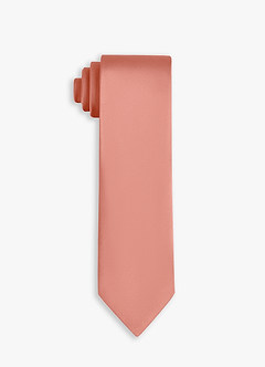 front Stretch Satin Wide Tie