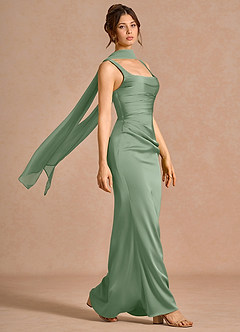 Hadiya Aloe Green Maxi Dress image4