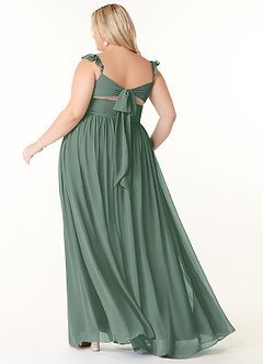 Azazie Metz Bridesmaid Dresses A-Line Sweetheart Ruched Chiffon Floor-Length Dress image8