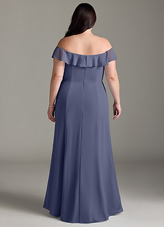 Azazie Sophie Bridesmaid Dresses Stormy A-Line Off the Shoulder Chiffon Convertible Dress image7