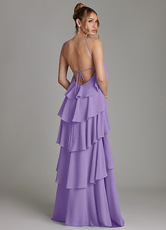 Azazie Deena Bridesmaid Dresses Tahiti A-Line Ruched Chiffon Dress image2