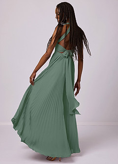 Barbie ♥ Azazie Bridesmaid Dresses A-Line Pleated Chiffon Floor-Length Dress image4