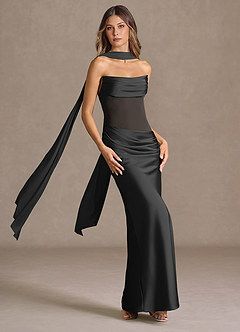Robe Longue Noir Leonore image4