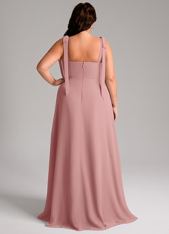 Azazie Debra Abiti da Damigella Abito Convertibile A-Line in Chiffon Con Tasche Rosa Polverosa image9