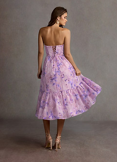 Gigi Purple Midi Dress image2