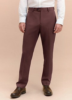 front James Espresso Structured Stretch Suit