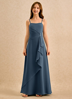 Azazie lolly Girls Formal Flower Girl Klänningar Klä A-Line i Chiffong Plisserad image4