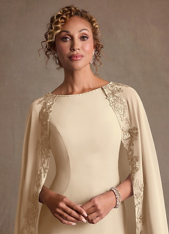 Azazie Artemisia 신부의 어머니 드레스 쉬스 레이스 쉬폰 플로어 길이 드레스 image7