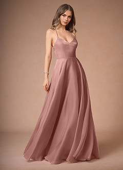 Faustin Pink Open Back Gown image4