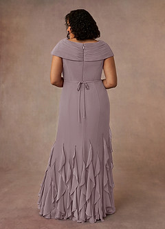Azazie Bailora Mother of the Bride Dresses Dusk Mermaid Ruched Chiffon Dress image8