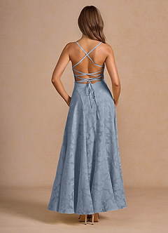 Marlo Powder Blue Corset Prom Dress image2