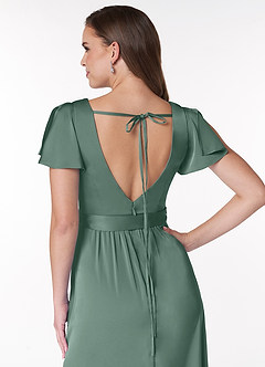 Azazie Lexis Stretch Satin Dress Vendita Finale  image6