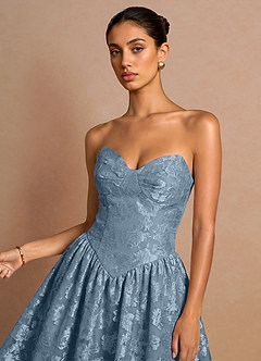 Elspeth Dusty Blue Midi Dress image5
