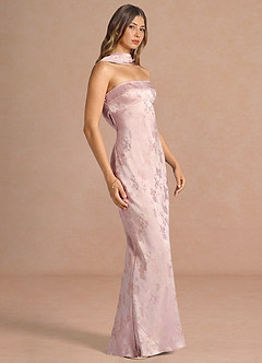 Vestido Rosa Suave Largo Ghislaine image5