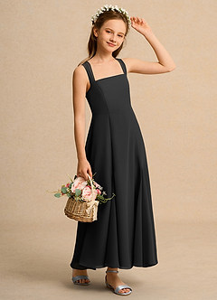 Azazie Tater Girl Flower Girl Klänningar Klä A-Line i Chiffong Plisserad image3