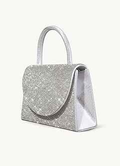 front Handbag With Glitter Diamonds