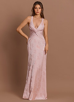 Vestido Rosa Suave Largo Ilaria image2