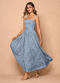 Robe Longue Poudre Bleue Skylar image5