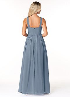 Azazie Elvira Bridesmaid Dresses Twilight A-Line Pleated Chiffon Dress image2
