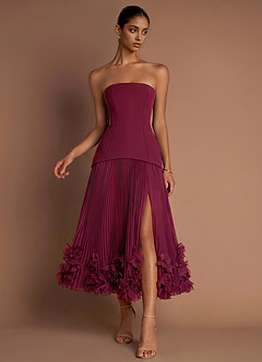 Marnie Merlot Midi Dress image4