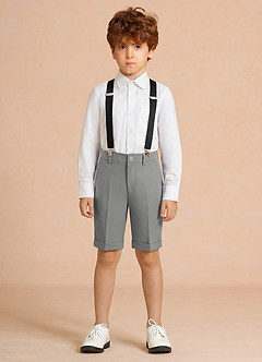 front Oliver Szary Komplet 3-częściowych spodenek chłopięcych