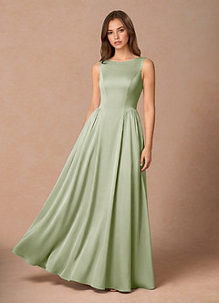 Casey Verde Chiaro Maxi vestito image4