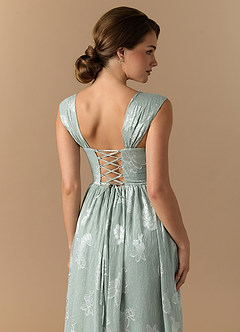 Maxi jurk Rio Bevroren Salie image7