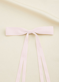 front Satin Bow Hair Clips
