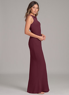 Azazie Allettie Abiti da Damigella Abito Sirena in Chiffon Cabernet image7