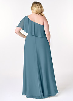 Azazie Lizzy Bridesmaid Dresses Bermuda A-Line One Shoulder Chiffon Dress image9