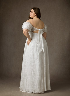 Azazie Britt Häämekot A-linja Sydämenmuotoinen pääntie Pitsi Lattian pituus Pukeutua image10