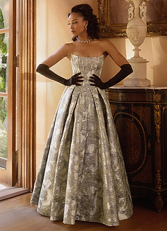 Kleid Mavis Vergoldetes Silber image3