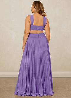 Christian Siriano Bridal for Azazie 1009 Bridesmaid Dresses Tahiti A-Line Pleated Chiffon Dress image15