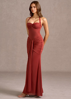 vestido Maxi Terracota Cassia image4