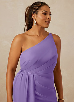 Christian Siriano Bridal for Azazie 1003 Bridesmaid Dresses Tahiti Sheath One Shoulder Chiffon Dress image14