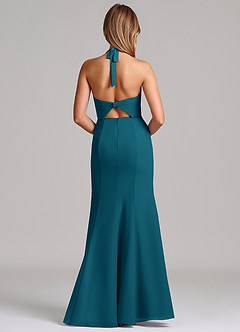 Azazie Emeria Suknie dla druhen Syrena Dekolt w kształcie serca Szyfon Do ziemi Sukienka image2