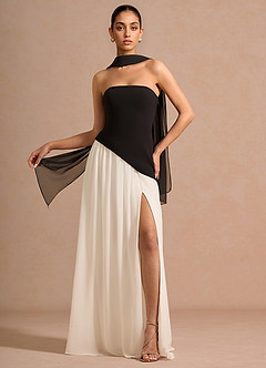 Maxi jurk Galatea Zwart image3